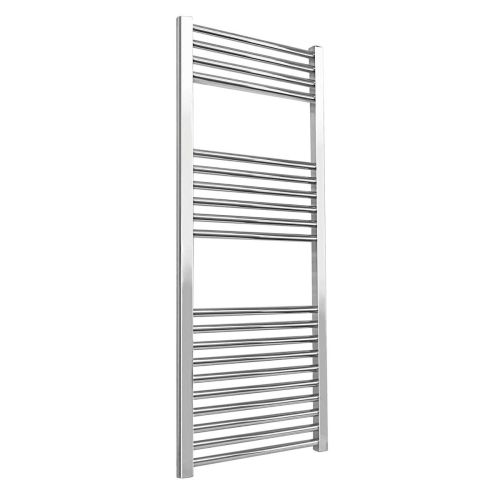 Lazzarini Silea 1200 x 500mm Straight Heated Towel Rail - Chrome