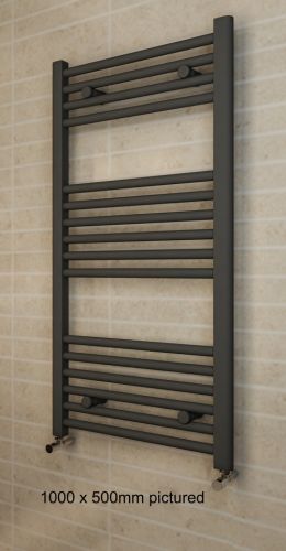 Wingrave 1800 x 600mm Straight Multirail - Matt Anthracite (6345)