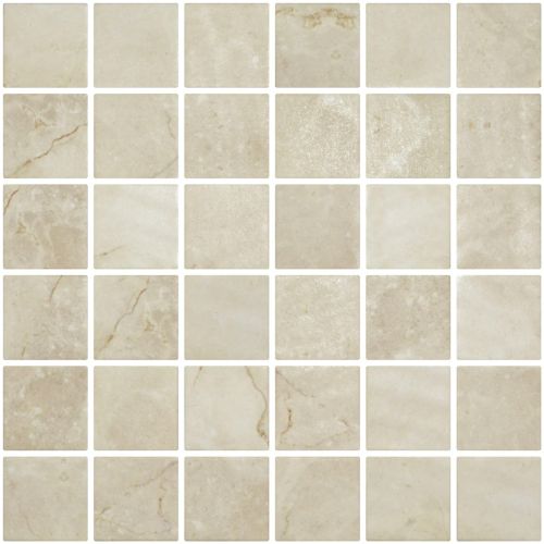 Penta Cream Matte Square Non Slip 31.1 x 31.1cm Mosaic Sheet (11819)