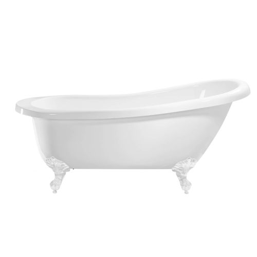 Balmoral 1700mm Single Ended Slipper Bath with White Claw & Ball Feet (11249)