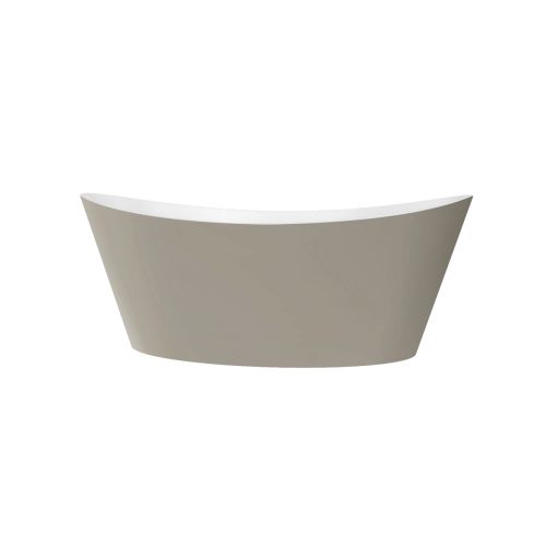 Harrogate Aruba 1700 x 800mm Acrylic Freestanding Bath - Dovetail Grey (15923)