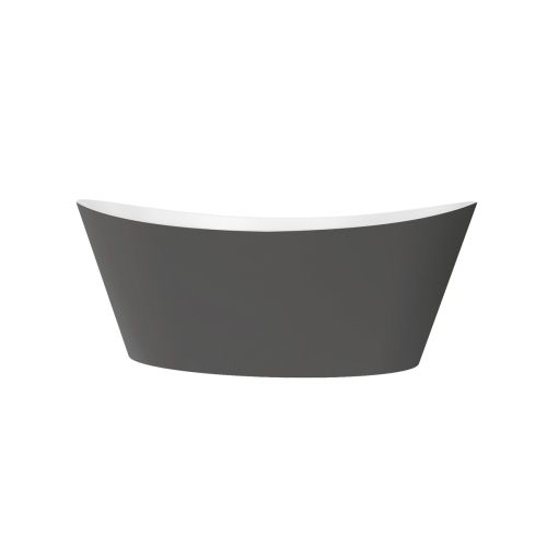 Harrogate Aruba 1700 x 800mm Acrylic Freestanding Bath - Spa Grey (15922)