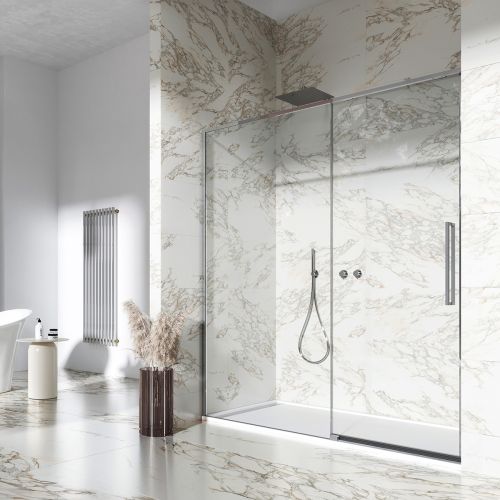 Dawn Asteria 1100mm Slim Frame Sliding Door - Left Hand