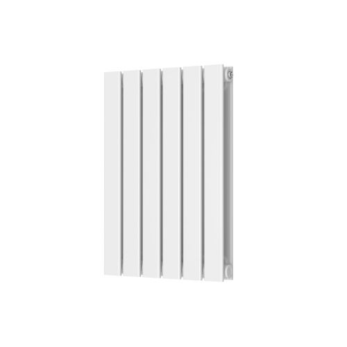 Alonso Double Horizontal 600mm x 410mm Designer Radiator - White (16057)