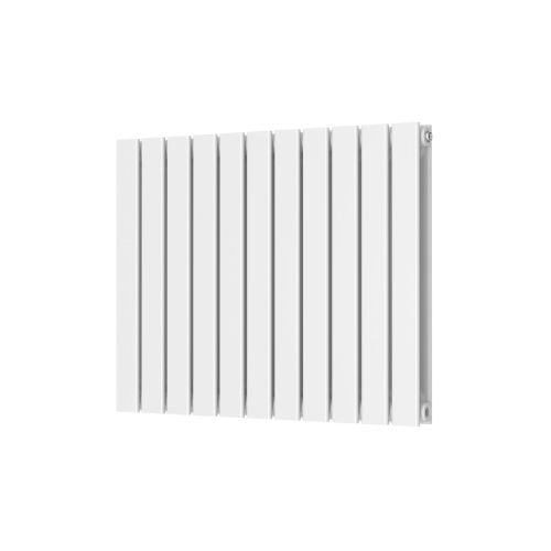 Alonso Double Horizontal 600mm x 750mm Designer Radiator - White (16061)