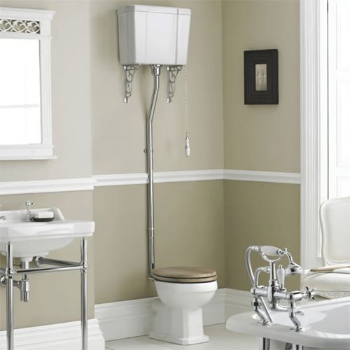 Hudson Reed Richmond High Level Comfort Height Toilet Excluding Seat (10832)