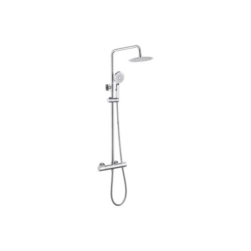 Ari Design Atlas Cool-Touch Thermostatic Mixer Shower w/Riser & Overhead Kit