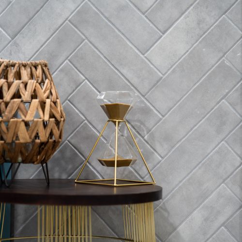 Gemstone Pyrite 7.5 x 30cm White Body Tile - 0.63sqm perbox (12044)