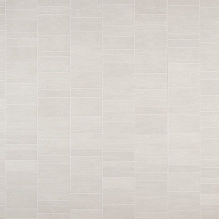 Grosfillex Element "Small Tile" Effect Pack of 3 Wall Panelling - White (3716)