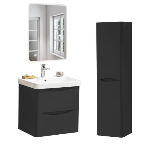 Happi 600mm Bathroom Bundle - Matt Anthracite (12795)