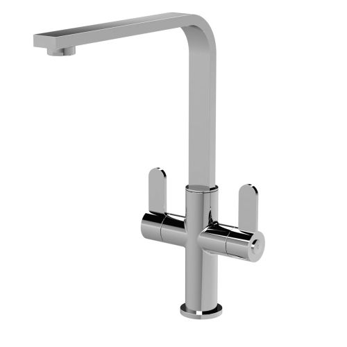 Nuie Churni Mono Dual Lever Kitchen Tap - Chrome (20327)