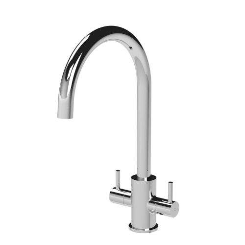 Nuie Lachen Mono Dual Lever Kitchen Tap - Chrome (20343)