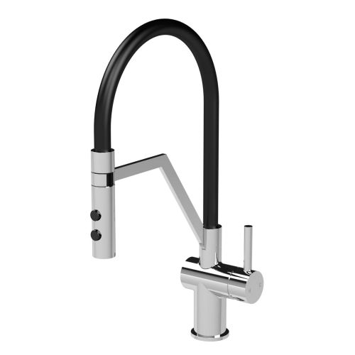 Nuie Ravi Mono Single Lever Kitchen Tap - Chrome (20363)