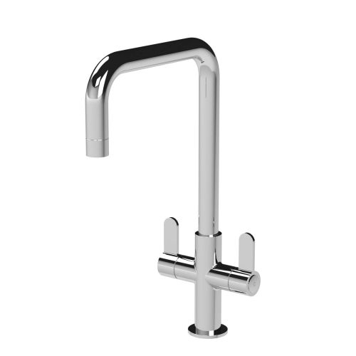 Nuie Kosi Mono Dual Lever Kitchen Tap - Chrome (20335)