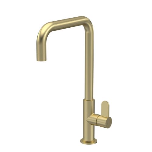 Nuie Kosi Mono Single Lever Kitchen Tap - Brushed Brass (20340)