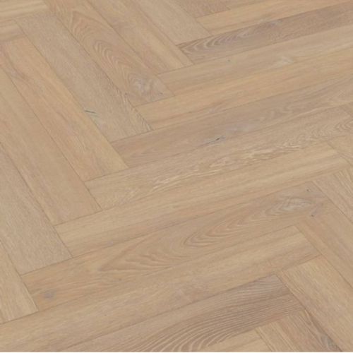 Desert Oak Herringbone 12mm Laminate Wooden Flooring - 1.92sqm per pack (12791)