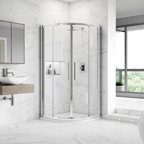 Hudson Reed Apex 800mm Quadrant Shower Enclosure with Square Handle M800Q-E8 (10286)