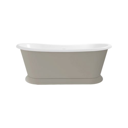Harrogate Mayflower 1700 x 750mm Acrylic Freestanding Bath - Dovetail Grey (15934)