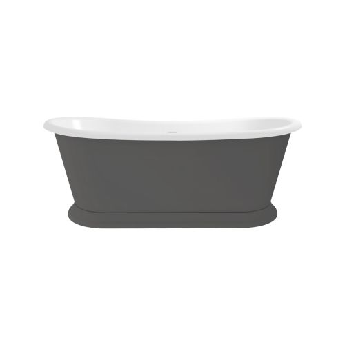 Harrogate Mayflower 1700 x 750mm Acrylic Freestanding Bath - Spa Grey (15933)