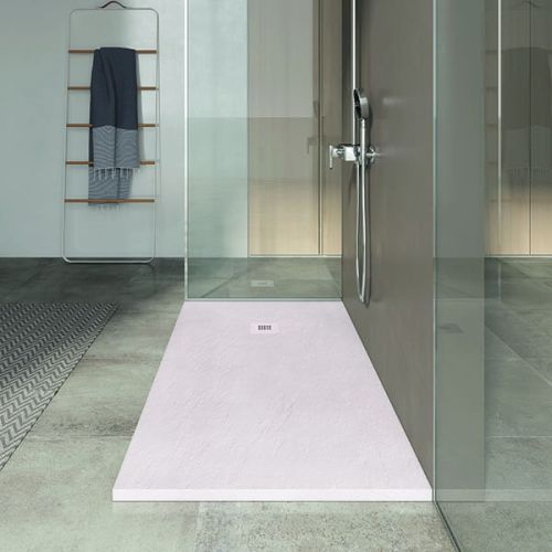 Poalgi 1400 x 900mm Slate Wetroom Tray & Waste - Polar (1576)