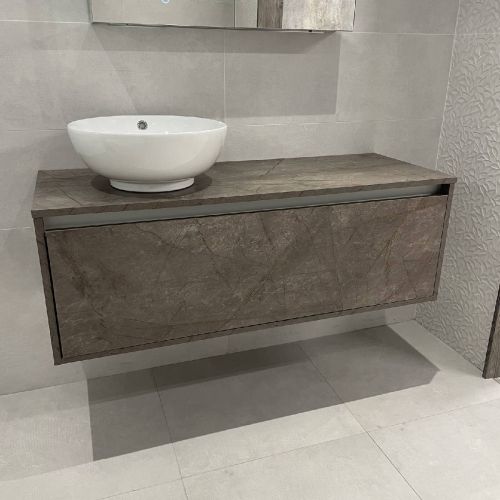 Josef Martin Roma 1200mm Wall Mounted Vanity Unit - Marble Gold (12601)