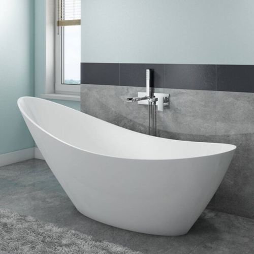 Synergy Slipper Freestanding Single Ended Bath - White (937)