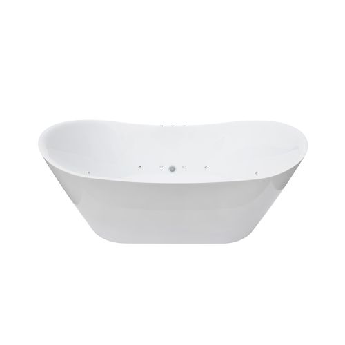 Viktor Benson Taha Freestanding Bath 1800 x 900 x 720mm with Hydro Whirlpool & Air Jets (21160)