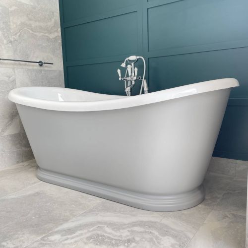 Traditional English Bateau Double Ended Slipper Bath - Lead (13616)