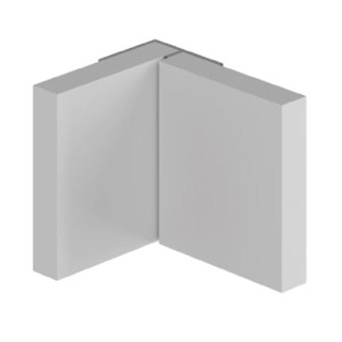 CLASSIC Type 101 Invisible Internal Corner Aluminium Extrusion - Mill Finish - 2450mm Long (21107)