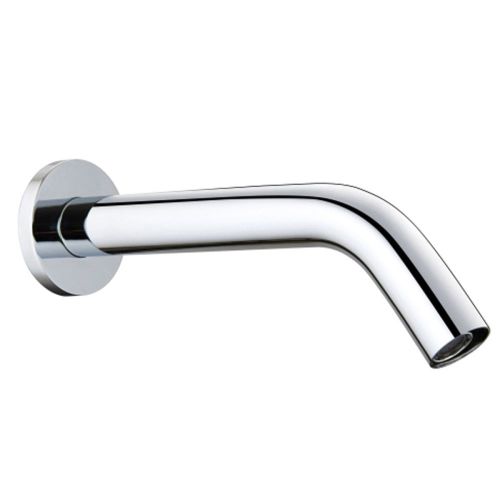 Modern Round Wall Mounted Infra Red Tap - includes Solenoid  (Main & Battery Opperated) (21250)