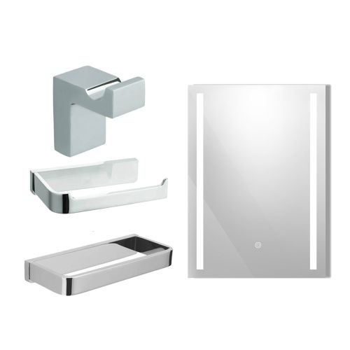 Vesu Mini Chrome Accessory Bundle with Mirror