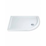 Elements 1000 x 800mm Offset Quadrant Slim Line Shower Tray - Right Hand (1555)