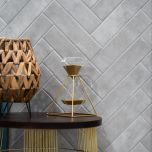 Gemstone Pyrite 7.5 x 30cm White Body Tile - 0.63sqm perbox (12044)