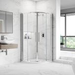 Hudson Reed Apex 800mm Quadrant Shower Enclosure with Square Handle M800Q-E8 (10286)