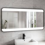 Noir Black Frame Mirror Range with Colour Change (16267)